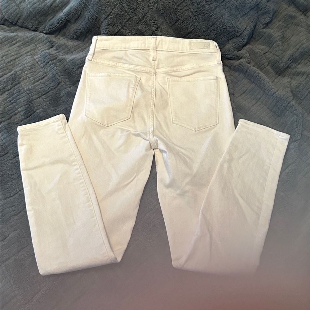 Abercrombie & Fitch Women's Skinny Jeans - White size 4 - Picture 5 of 5